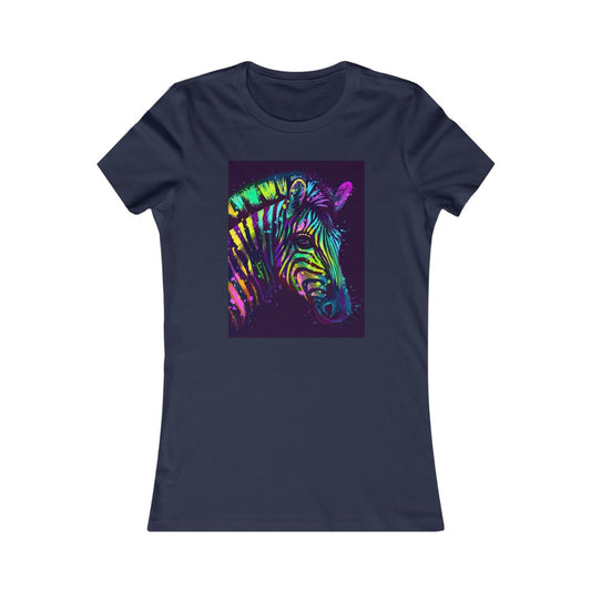 Women's Favorite Tee "Colorful zebra"
