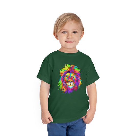 Kids Short Sleeve Tee "Colourful Lion"