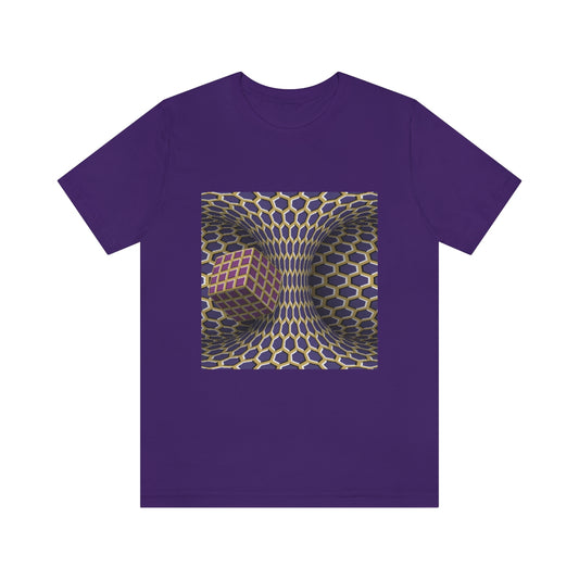 Unisex Jersey Short Sleeve Tee "Optical illusion Cube"