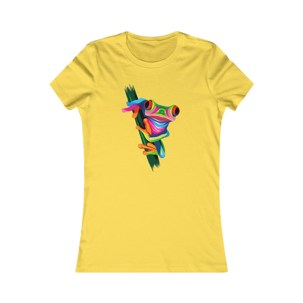 Women's Favorite Tee "Abstract colorful frog"
