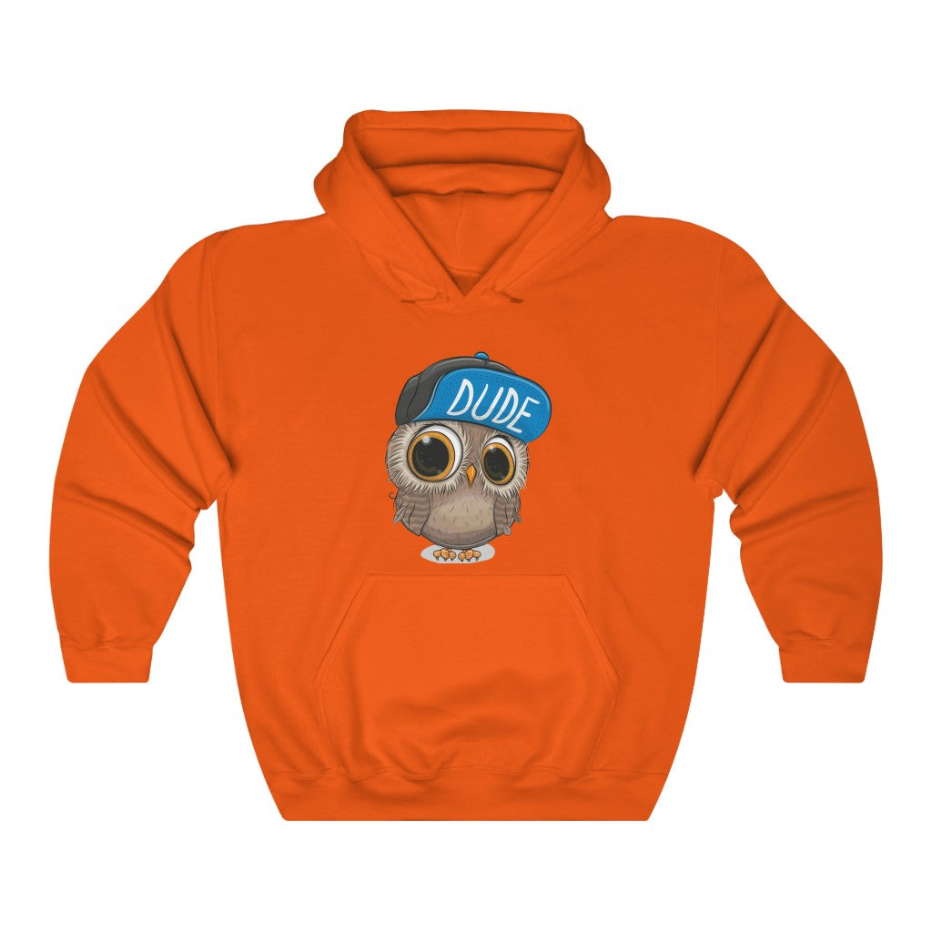 Unisex Heavy Blend™ Hooded Sweatshirt "Cute Cartoon Owl in a cap"