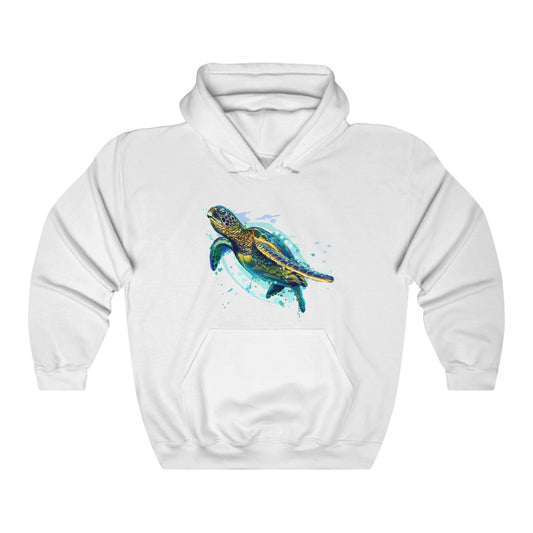 Unisex Heavy Blend™ Hooded Sweatshirt "Sea colorful turtle"