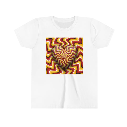 Youth Short Sleeve Tee "Optical illusion Heart"