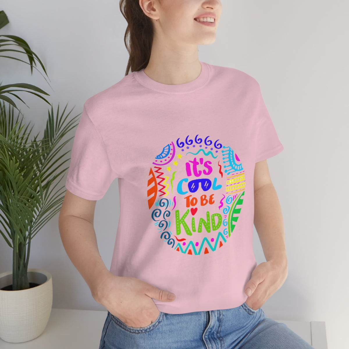 Unisex Jersey Short Sleeve Tee "Pink shirt DAY It's cool to be KIND"