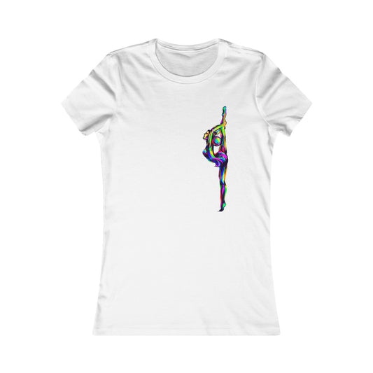 Women's Favorite Tee "Abstract girl gymnastics"