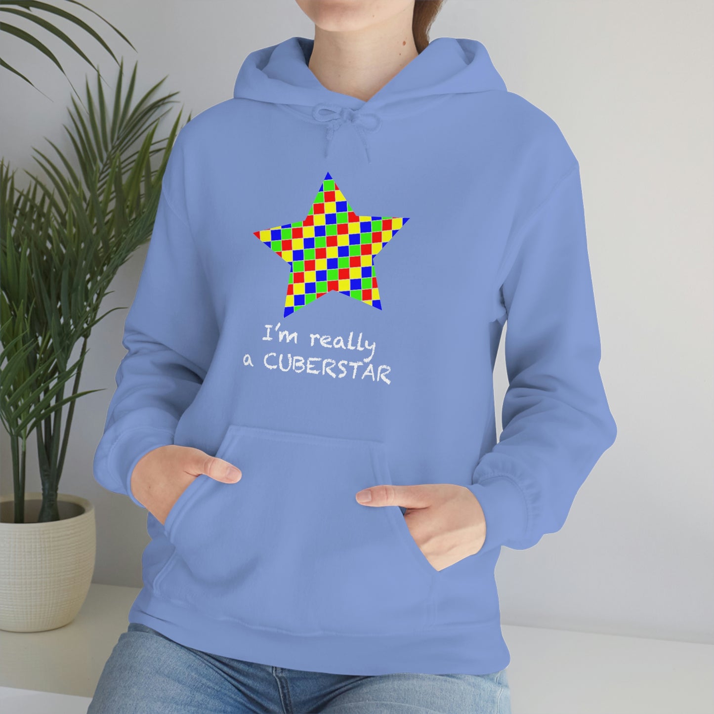 Unisex Heavy Blend™ Hooded Sweatshirt "I'm really a cuberstar"