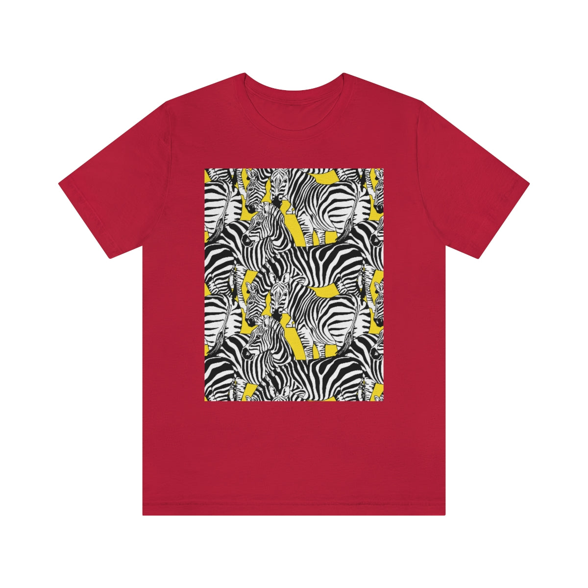 Unisex Jersey Short Sleeve Tee "Colorful zebras"