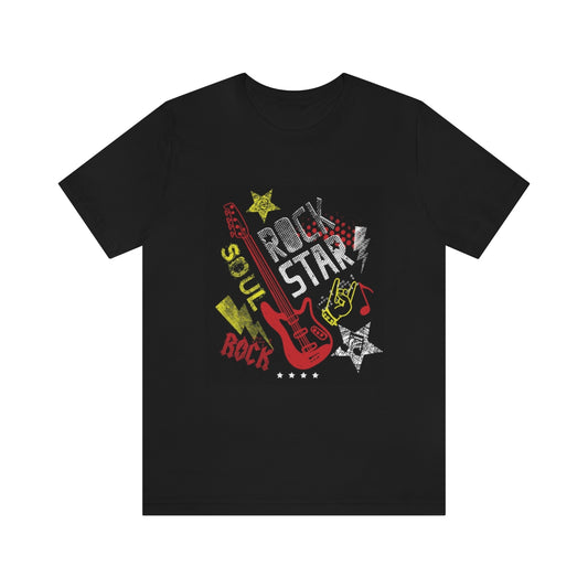 Unisex Jersey Short Sleeve Tee "Rock Star"