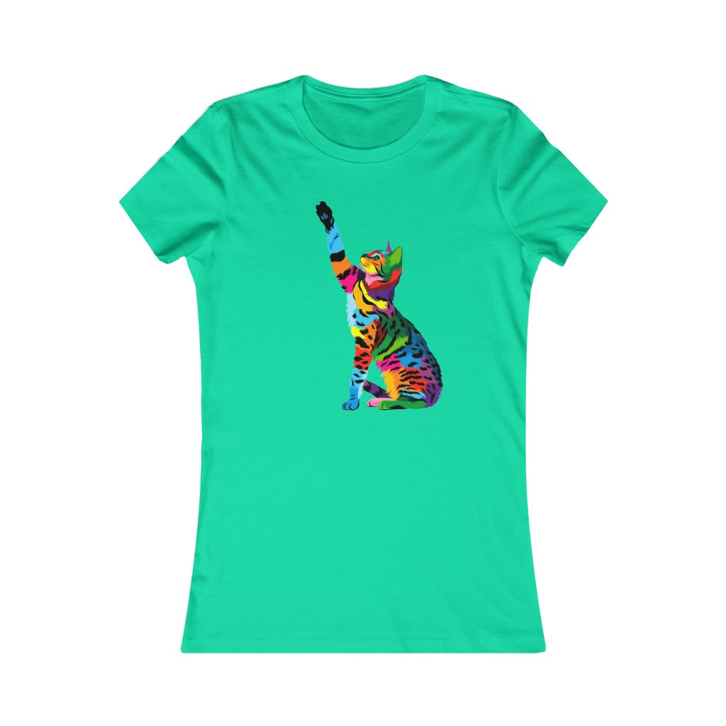 Women's Favorite Tee "Abstract bengal cat"