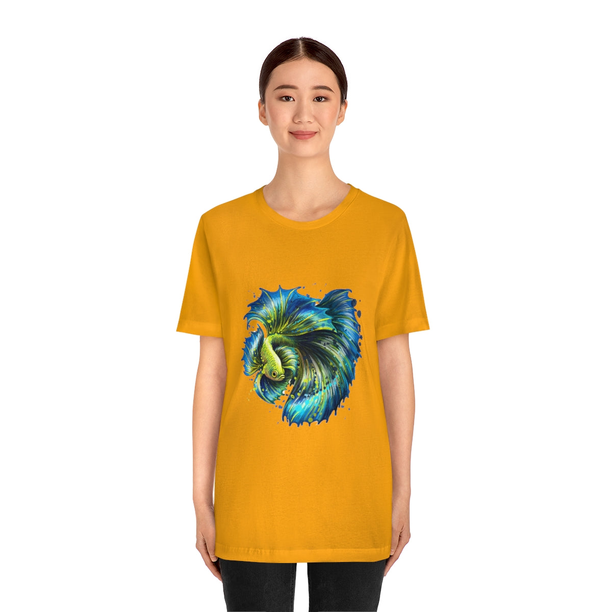 Unisex Jersey Short Sleeve Tee "Colorful tropical fish"