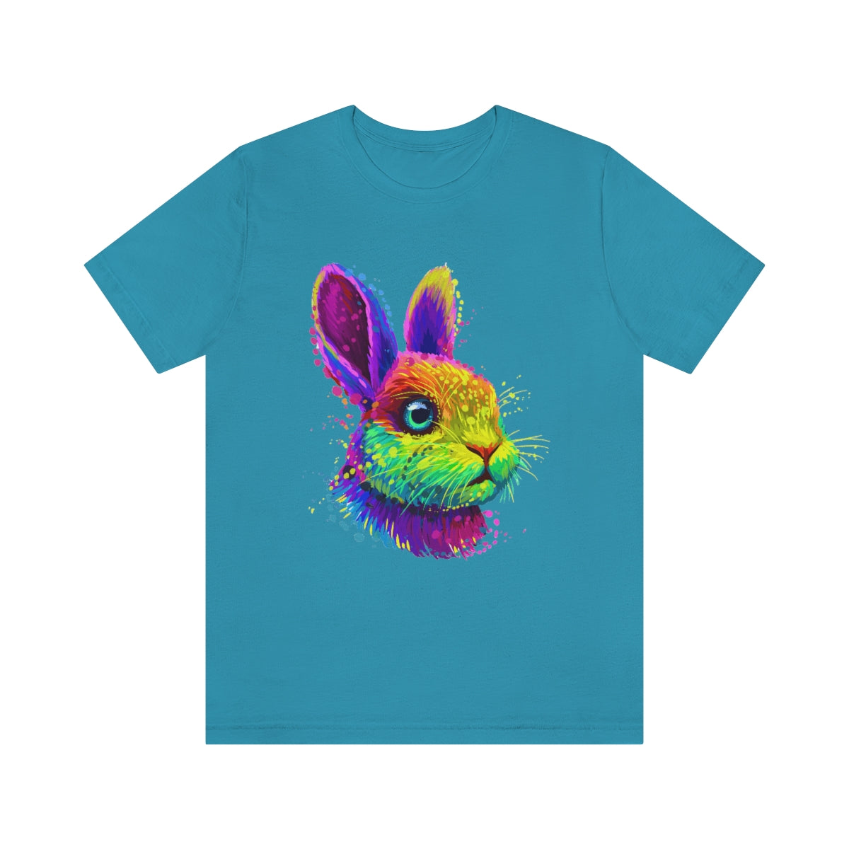 Unisex Jersey Short Sleeve Tee "Abstract colorful little rabbit"