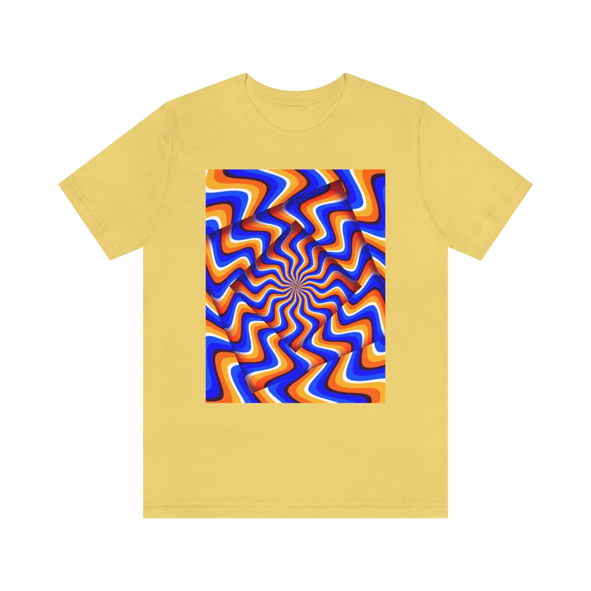 Unisex Jersey Short Sleeve Tee "Optical illusion Abstract turned frames"