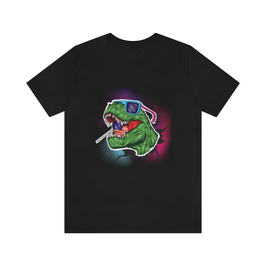 Unisex Jersey Short Sleeve Tee "Dinosaur & Lollipop"