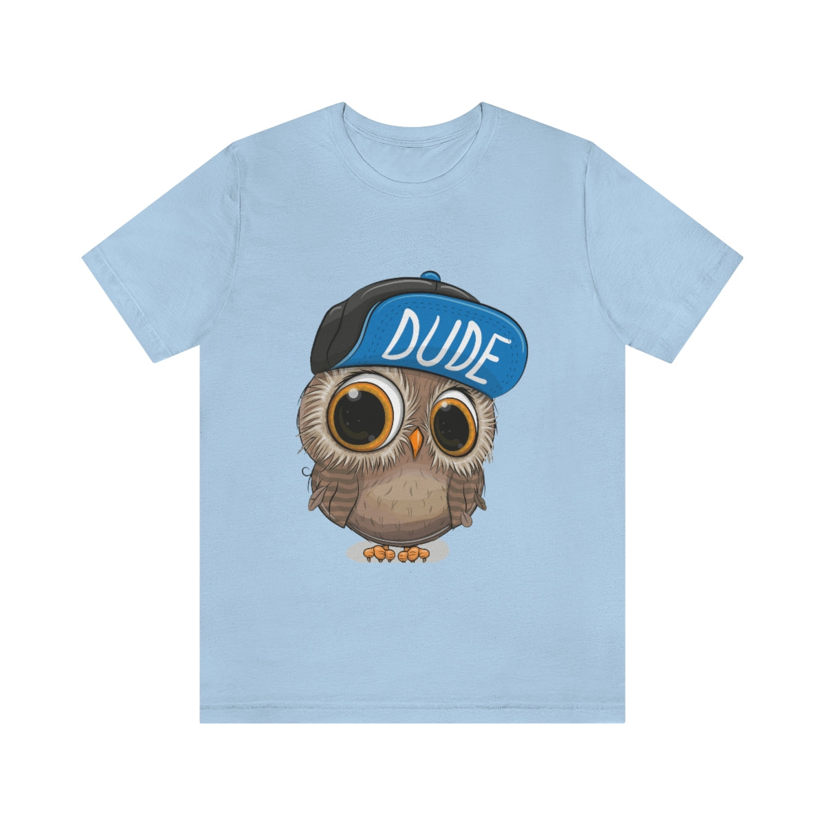 Unisex Jersey Short Sleeve Tee "Cute Cartoon Owl in a cap"