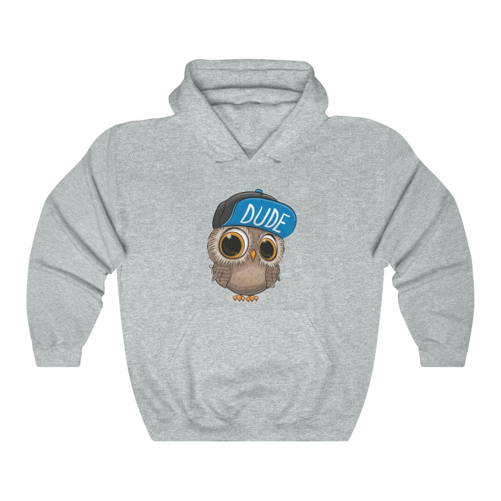 Unisex Heavy Blend™ Hooded Sweatshirt "Cute Cartoon Owl in a cap"