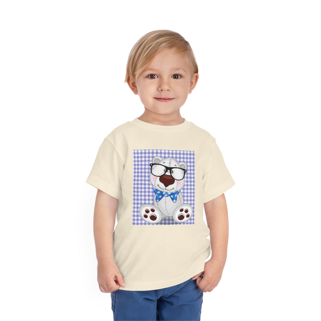 Kids Short Sleeve Tee "Hipster Polar Bear"