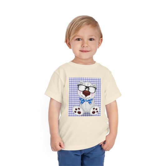 Kids Short Sleeve Tee "Hipster Polar Bear"