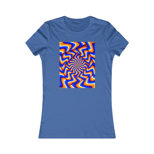 Women's Favorite Tee "Optical illusion Abstract turned frames"