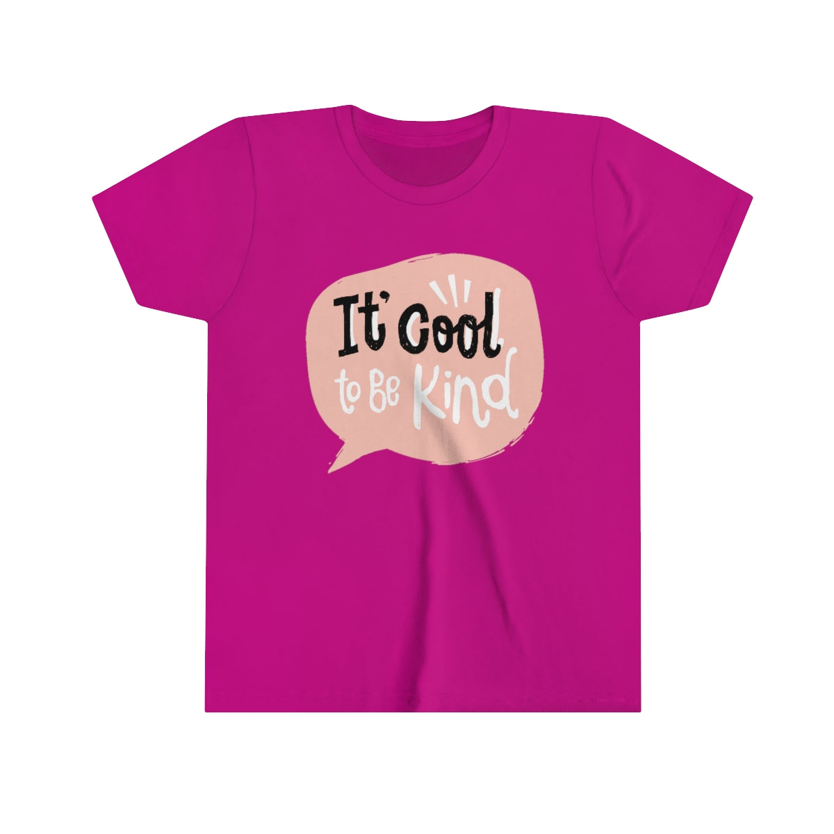Youth Short Sleeve Tee "Pink shirt DAY It's cool to be kind"