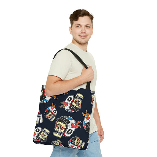 AOP Tote Bag "Skulls"