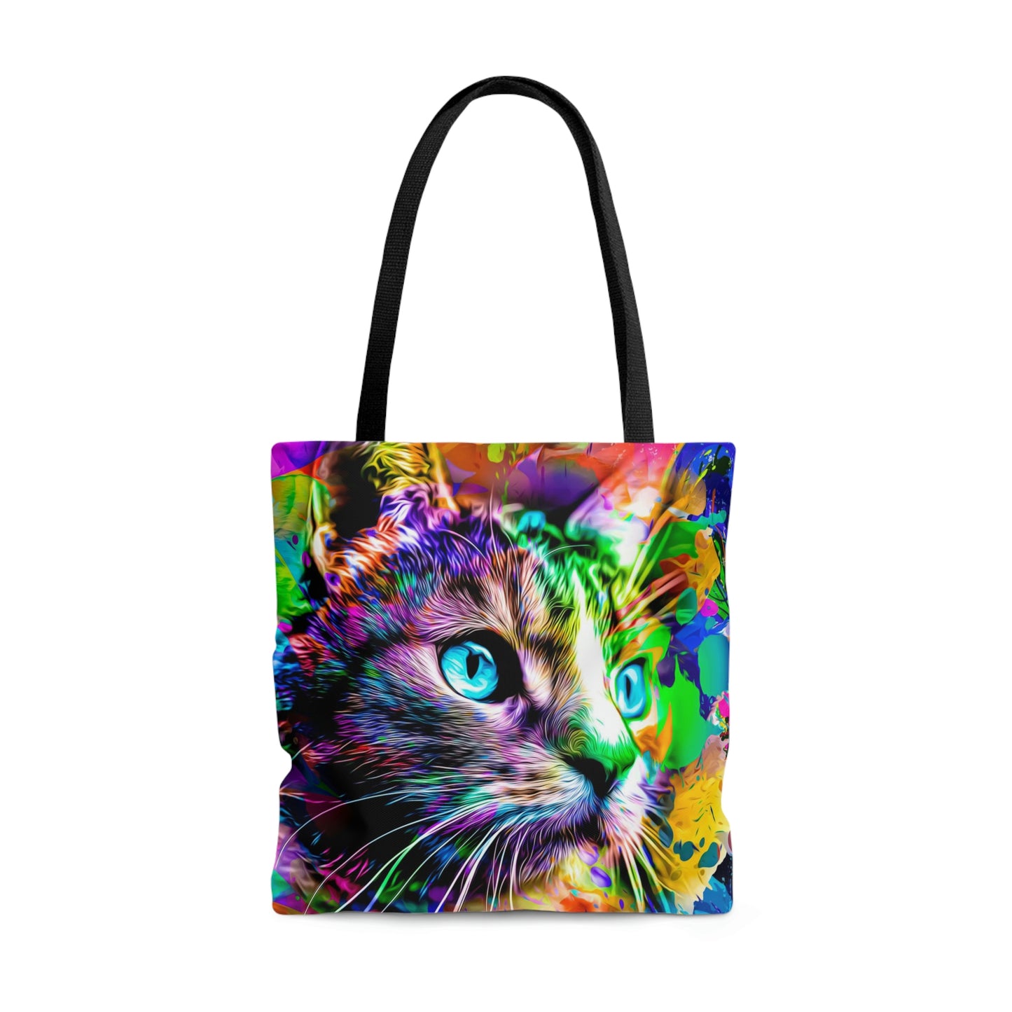 AOP Tote Bag "Cat color art"