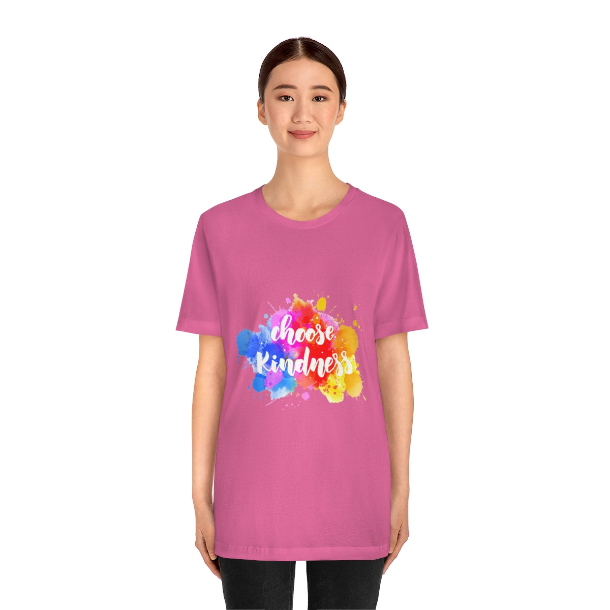 Unisex Jersey Short Sleeve Tee "Pink shirt DAY Choose kindness"