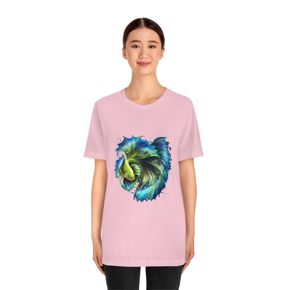 Unisex Jersey Short Sleeve Tee "Colorful tropical fish"