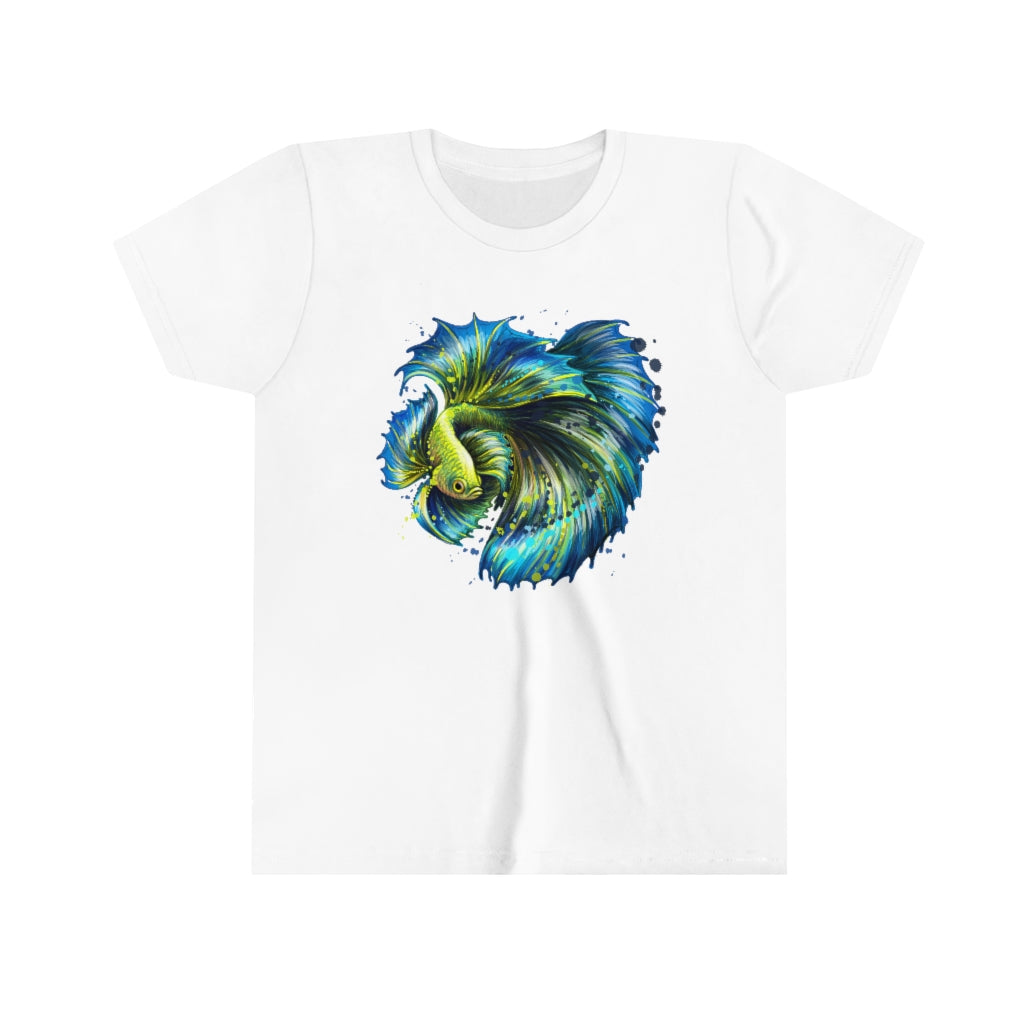 Youth Short Sleeve Tee "Colorful tropical fish"