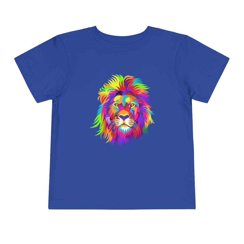 Kids Short Sleeve Tee "Colourful Lion"