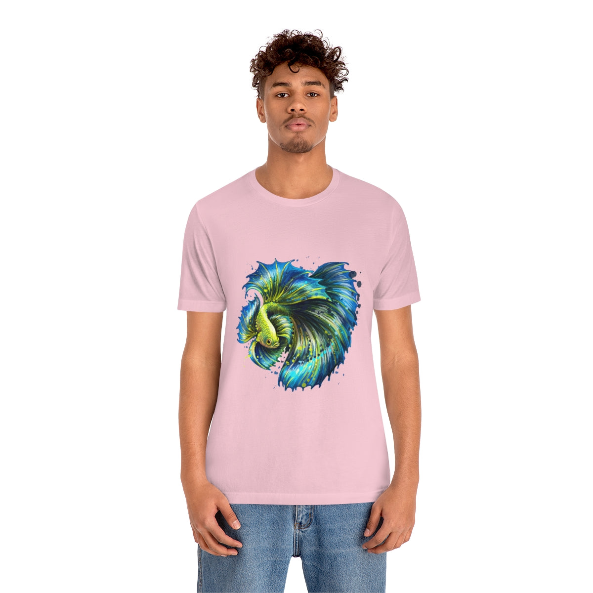 Unisex Jersey Short Sleeve Tee "Colorful tropical fish"