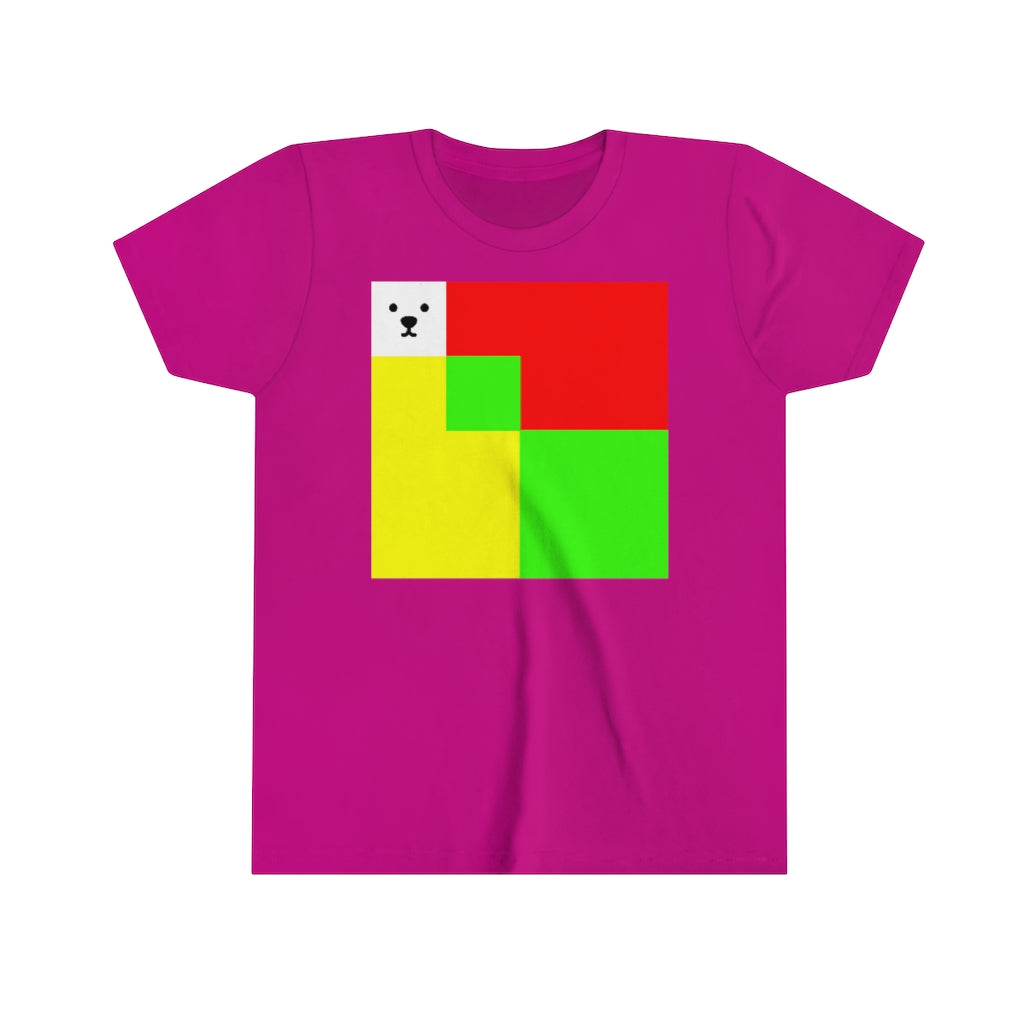 Youth Short Sleeve Tee "CuBeArea abstract"