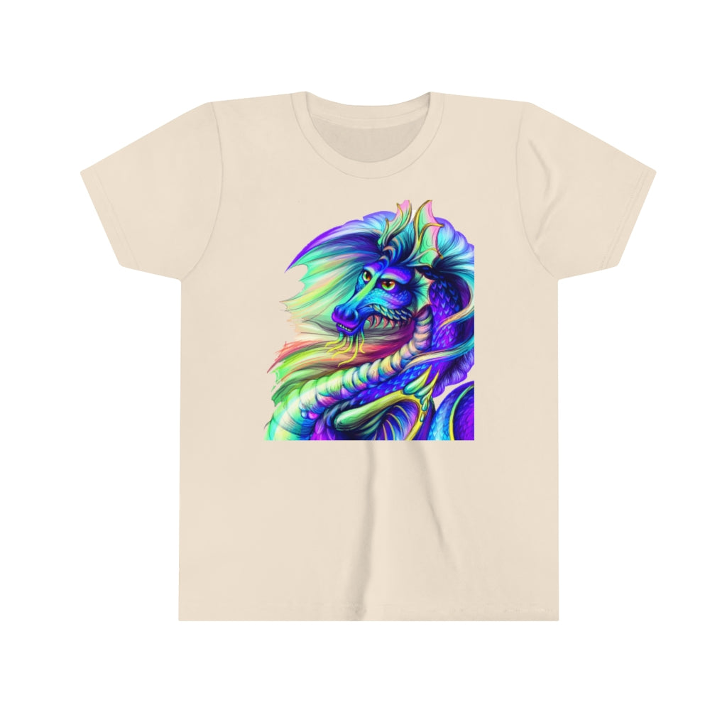 Youth Short Sleeve Tee "Multi-colored dragon"