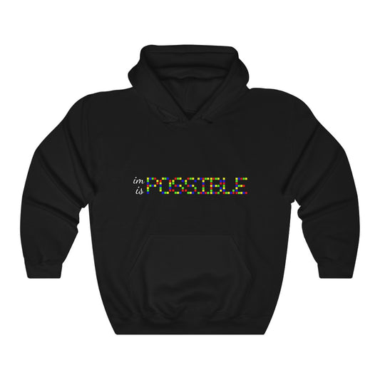 Unisex Heavy Blend™ Hooded Sweatshirt 'Impossible is possible'