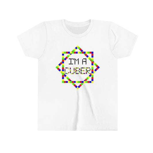 Youth Short Sleeve Tee "I'm a cuber"