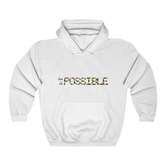 Unisex Heavy Blend™ Hooded Sweatshirt 'Impossible is possible'