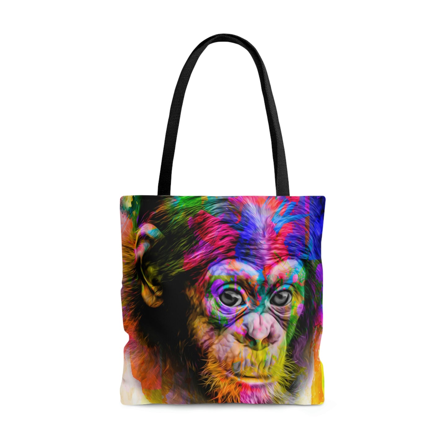 AOP Tote Bag "Monkey color art"