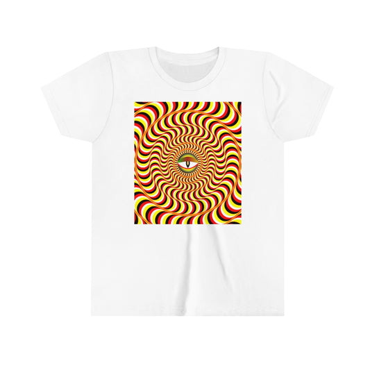 Youth Short Sleeve Tee "Optical illusion Snake Eye"