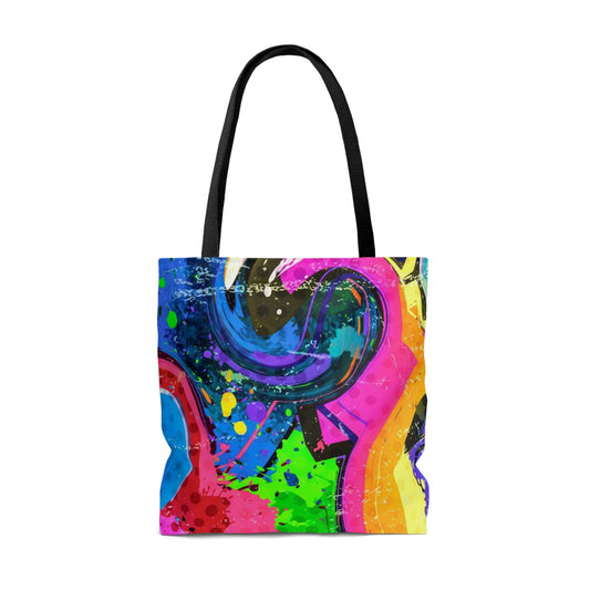 AOP Tote Bag "Horse color art"