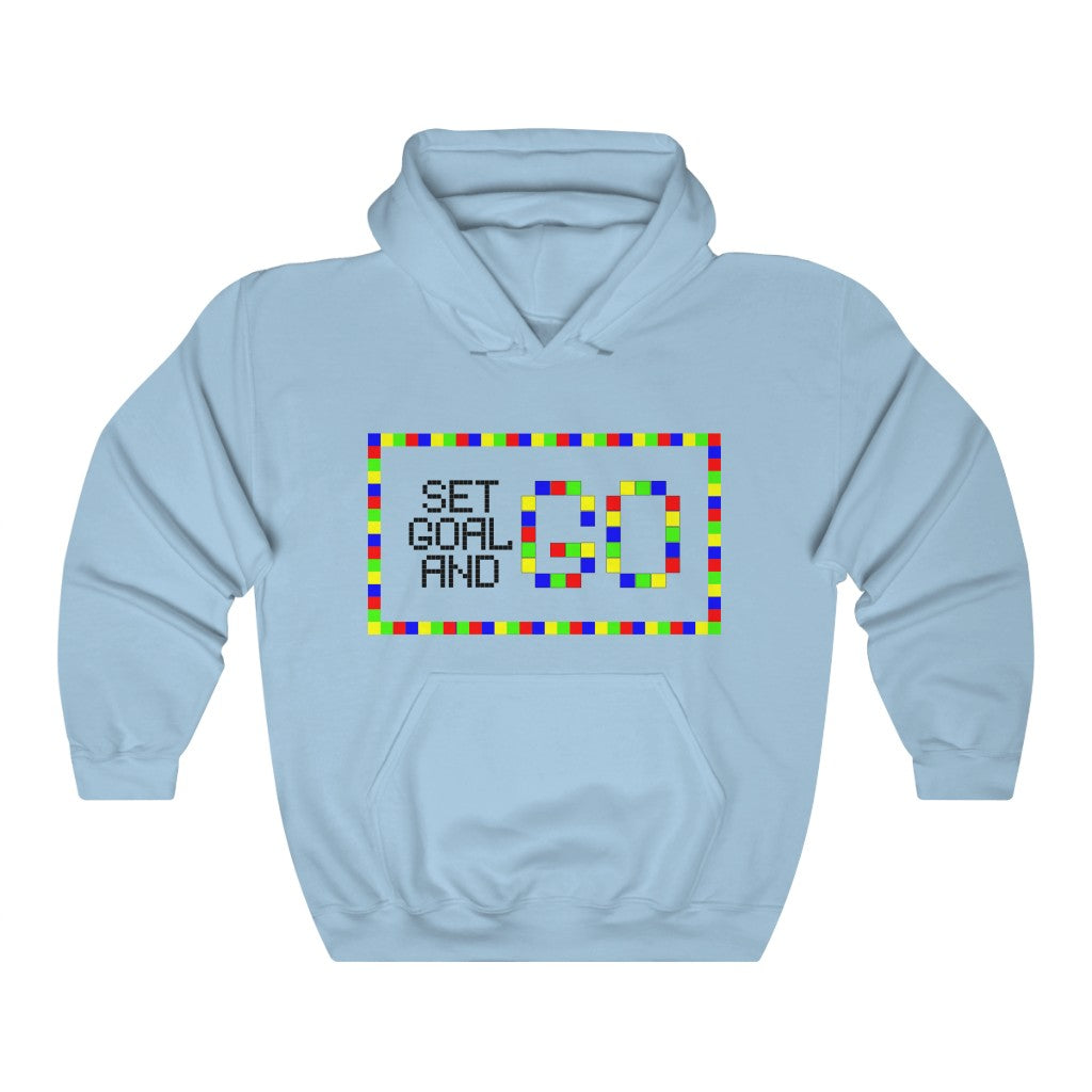 Unisex Heavy Blend™ Hooded Sweatshirt "Set goal and GO"