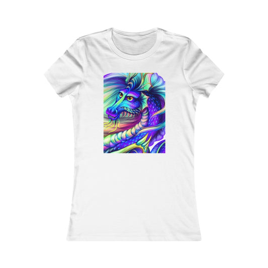 Women's Favorite Tee "Multi-colored dragon"