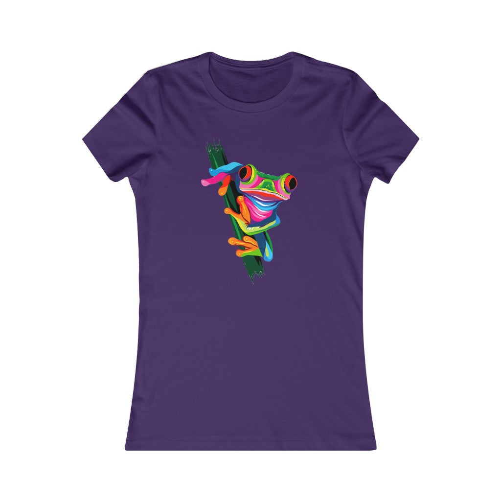 Women's Favorite Tee "Abstract colorful frog"