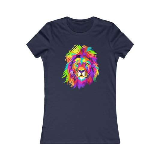 Women's Favorite Tee "Colourful Lion"