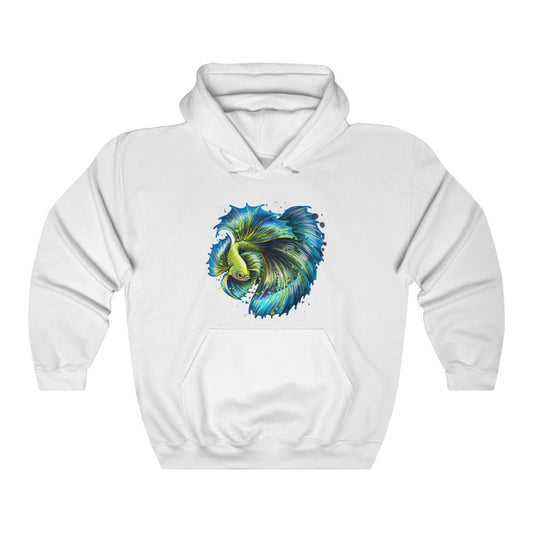 Unisex Heavy Blend™ Hooded Sweatshirt "Colorful tropical fish"