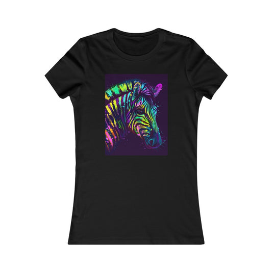 Women's Favorite Tee "Colorful zebra"