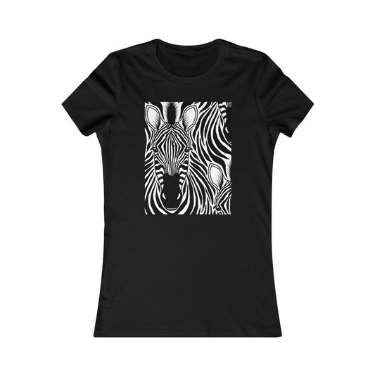 Women's Favorite Tee "Zebra pattern"