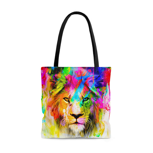 AOP Tote Bag "Lion color art"