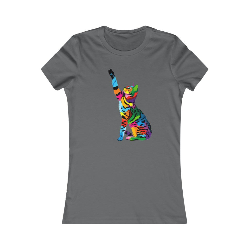 Women's Favorite Tee "Abstract bengal cat"