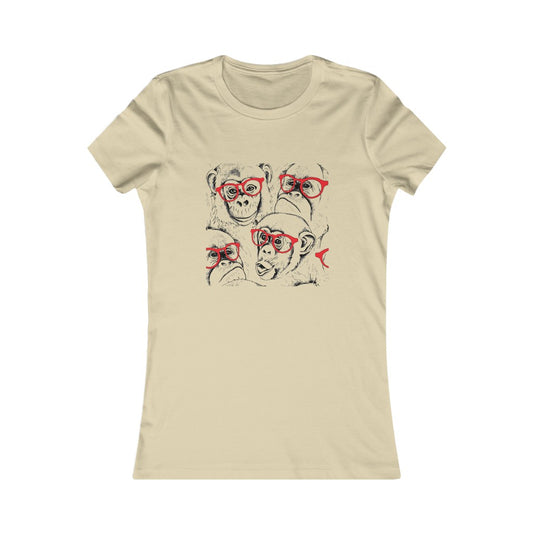 Women's Favorite Tee "Funny Monkeys"