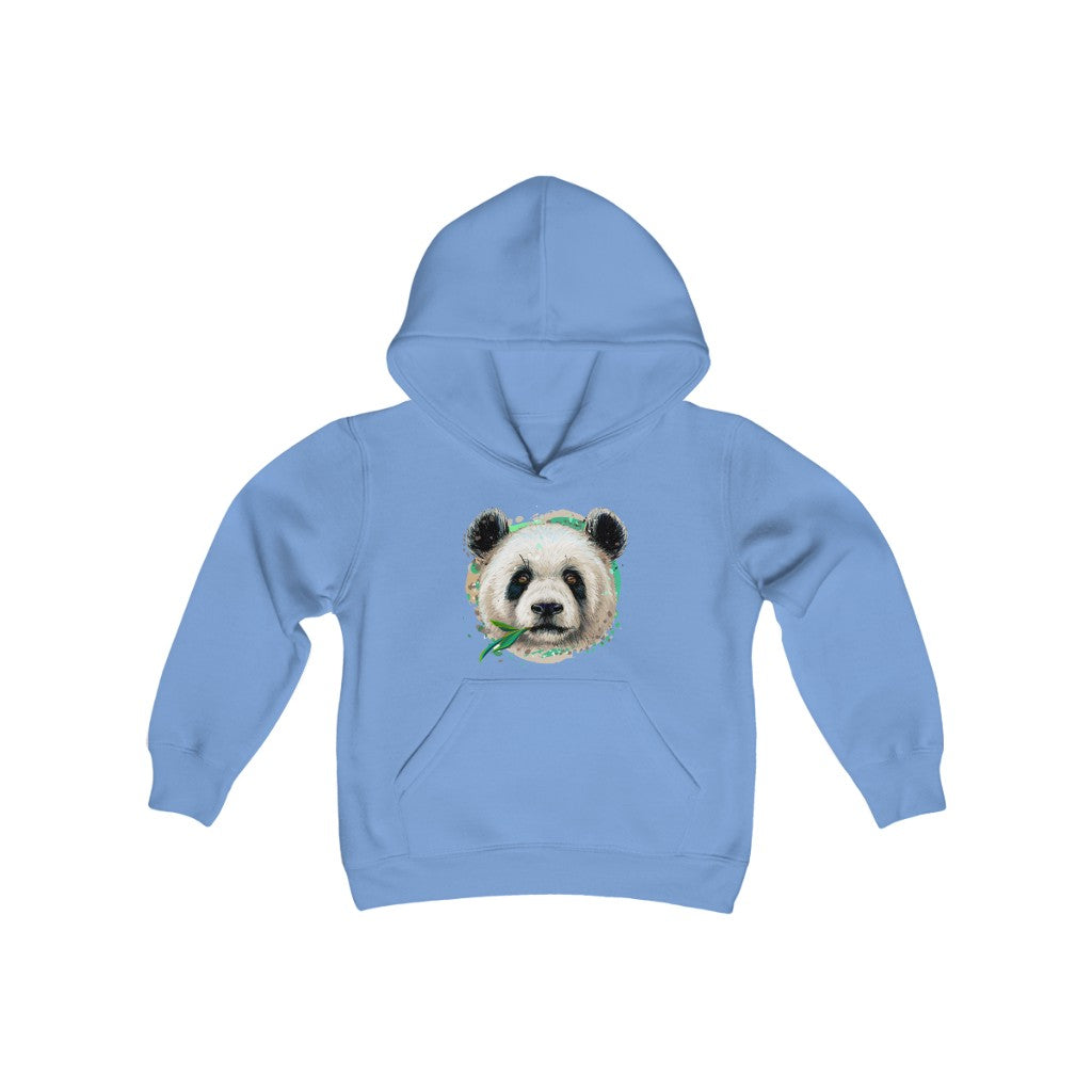 Youth Heavy Blend Hooded Sweatshirt "Colorful panda"