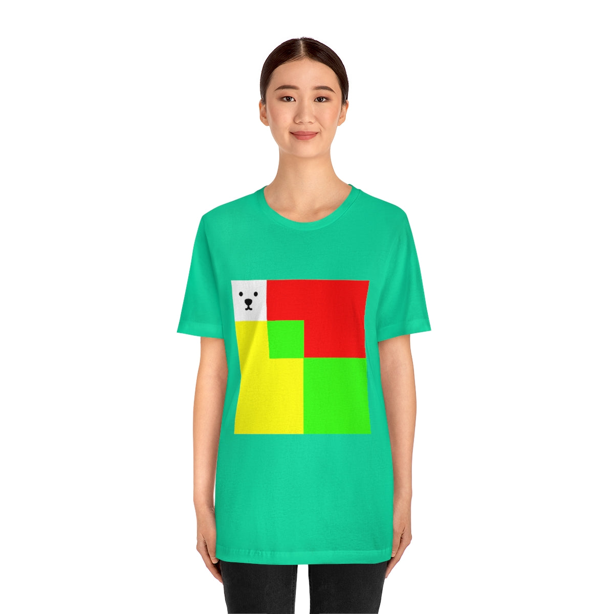 Unisex Jersey Short Sleeve Tee "CuBeArea abstract"